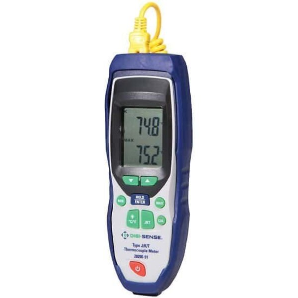 Digi-Sense Thermocouple Thermometer, Type J/K/T, NI 20250-91